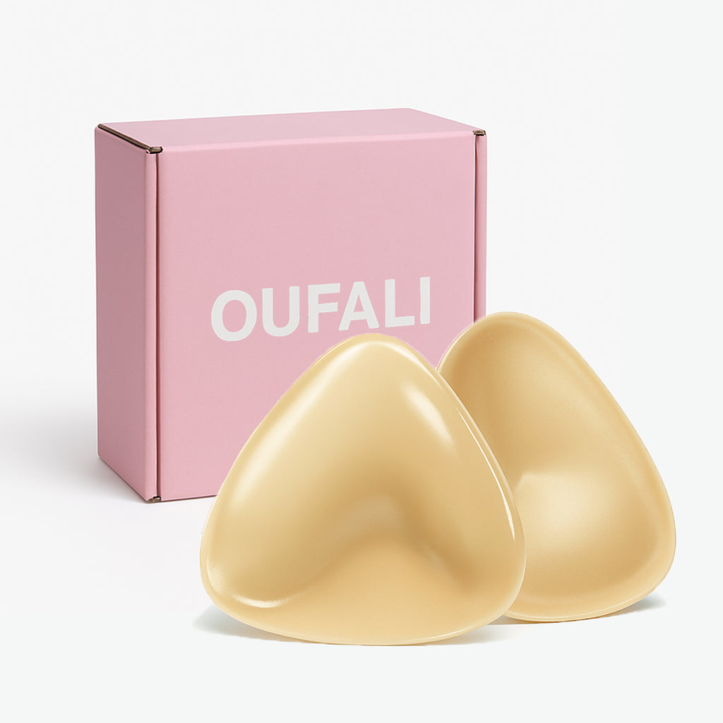 OUFALI Push Up Sticky Inserts Double-Sided Adhesive Ultra Boost Padding Inserts for Bikini Swimsuit Sports Strapless Bra